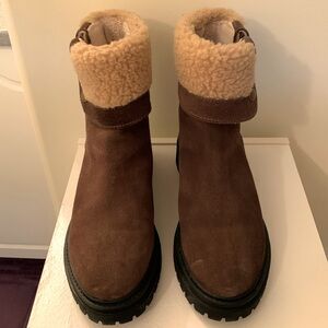 Winter boots 
Great traction on snow and ice
Insulated